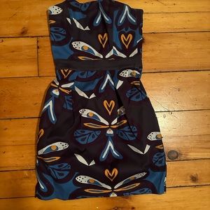 Strapless mini dress size 0